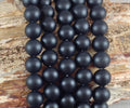 Matte Onyx aka Black Agate Round
